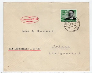 DR Zeppelin LZ 129 1. Postfahrt Hindenburg 1936 von "FRIEDRICHSHAFEN 23.3.36" - Bild 1 von 2