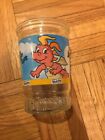 Welch's Dragon Tales Juice Glass # 1 Flying With Dragons Welchs Jelly Jar Vtg
