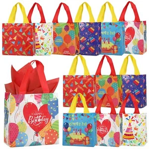 2 Pcs Medium Gift Bags for Women with Tissue Paper and Cards, Gift Bags - Picture 1 of 8