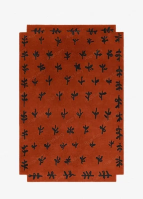 Big Buds Hand-Tufted Handmade Rug Carpet for Bedroom, Living Room, Kitchen room - Image 1 of 3