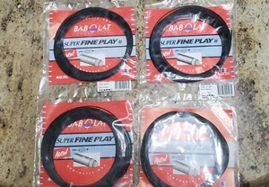4 Babolat Super Fine Play 16 130/16 12m / 40' length Black string coils - Picture 1 of 2