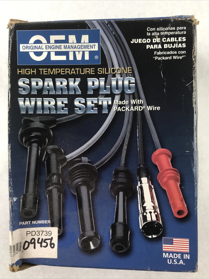 OEM SPARK PLUG WIRE SET PD3739 FITS 1996-97 CHEVROLET S10, GMC SONOMA - Image 1 of 4