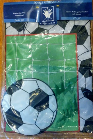 DOUBLE APPLIQUE FLAG SOCCER Cover
