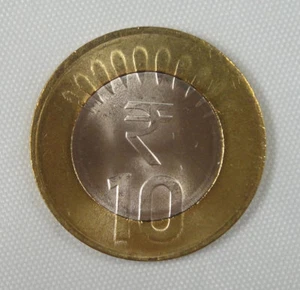 India Bimetallic Coin 10 Rupees 2015 UNC,COMMEMORATIVE - Picture 1 of 2