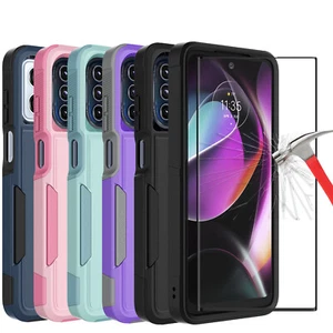 For Motorola Moto G 5G 2023 Cell Phone Case Shockproof Cover + Screen Protector - Picture 1 of 63