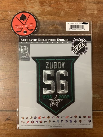 Dallas Stars Segei Zubov Retirement Night Home Jersey Patch Victory Green 21973 Cover