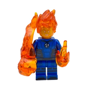 The Human Torch Minifigure Marvel Doomsday Movie Mini Figure Fantastic Four - Picture 1 of 2