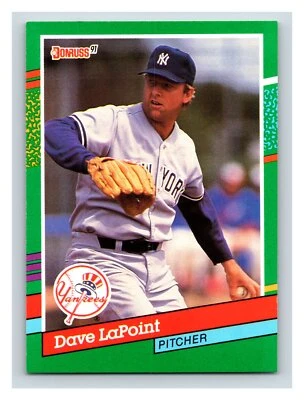 1991 Donruss #481 Dave LaPoint - Image 1 of 2