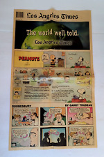Charles Schulz Retirement Final Published Peanuts Comic L.A. Times Feb. 13, 2000