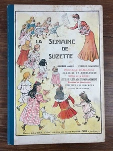 LA SEMAINE DE SUZETTE Reliure éditeur 1915 (Février à Juillet) Bel état - Picture 1 of 10