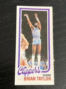 1980-81 Topps BRIAN TAYLOR card #221 ~ separated ~ LOS ANGELES CLIPPERS NBA - Picture 1 of 2