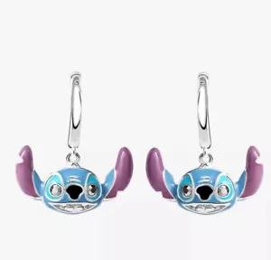 Stitch Earrings Ear Rings Hook Lilo And & Present Birthday Christmas Gift - Picture 1 of 1