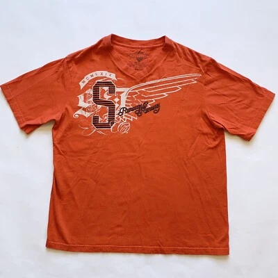 Camiseta para hombre Sean John naranja pasarela a pasarela grande algodón Foto 1 de 4