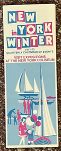 1971-1972 NEW YORK CITY IN WINTER Calendar of Events & Expositions Brochure