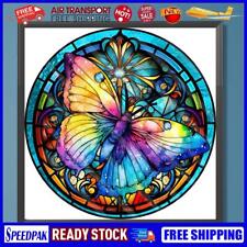 Paint By Numbers Kit DIY Stained Glass Butterfly Dragonfly Oil Picture (H1539)