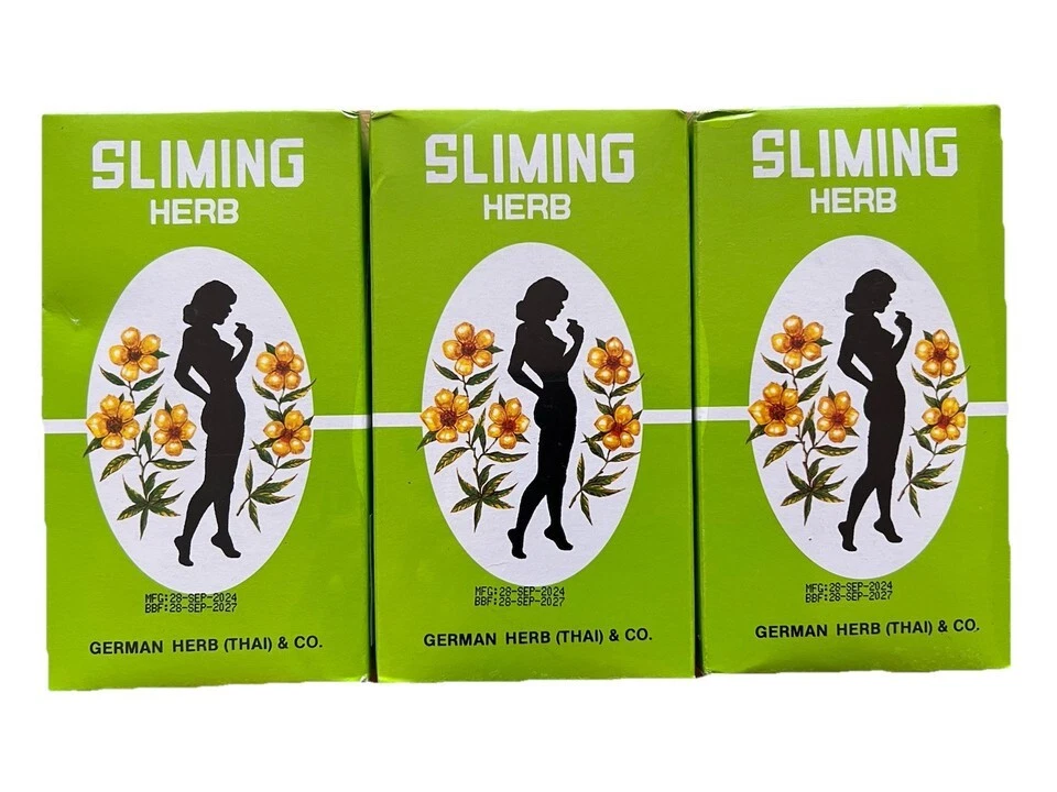 GERMAN HERB (THAI). CO. Sliming German Herb deutsche Kräuter 3x50 Beutel Herbal Tee 3x41g Kräutertee Tea