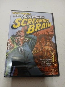 Man With The Screaming Brain DVD Horror Brand New Factory Sealed - Foto 1 di 2