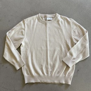Zara Size 7 Unisex Lightweight Sweater Beige - Picture 1 of 4