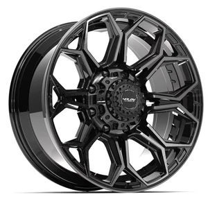 4Play 4P80R 20x9 Black WheelsSet(4) Fits Ford F250, F350 & Excursion 8 Lug - Picture 1 of 5