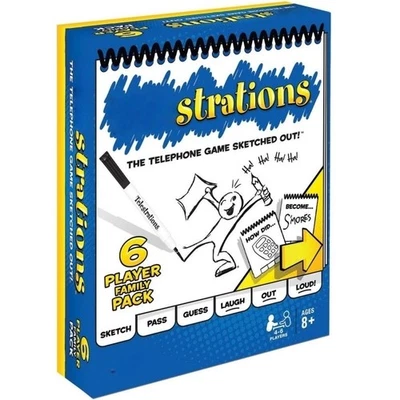 Telestrations The Telephone Game Sketched Out Family Board Game 4-6 Players - Image 1 of 4