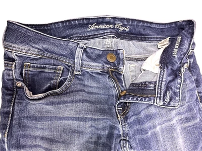 American Eagle Jeans Womens  Blue Original Boot Stretch Low Rise  6 LONG (30x32) - Image 1 of 4