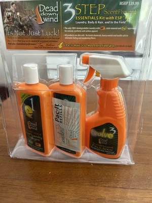 Dead Down Wind 3 Step Prevent Essentials Kit. Detergent,Soap & Field Spray - Image 1 of 4