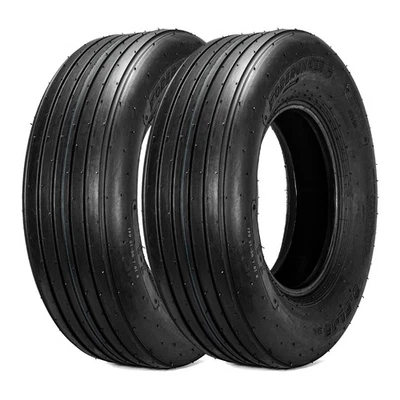 2X 9.5L-15 Tires Farm Implement Tires 12 Ply 9.5LX15 AG Tires Tubeless 9.5L 15 - Image 1 of 4