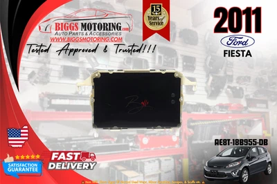 Tela de exibição de informações 2011 Ford Fiesta AE8T-18B955-DB FABRICANTE DE EQUIPAMENTO ORIGINAL - Imagem 1 de 4