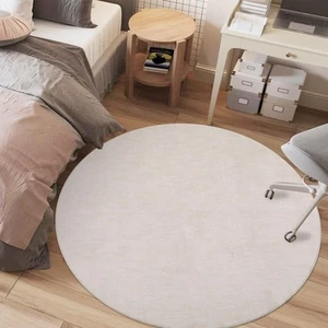 Round Rug 3x3 Washable Rug for Living Room Non-Slip Abstract Throw Rug No-She... - Picture 1 of 7