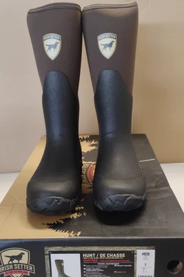 Irish Setter MudTrek  15" Waterproof Hunting Boot 4839 Unisex Sz 7 **READ** - Image 1 of 4