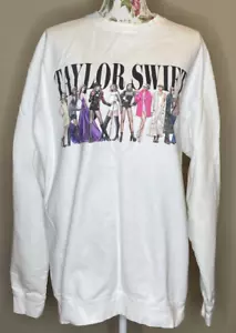Taylor Swift Midnights Eras Sweatshirt Sz 2XL Folklore Lover Speak Now Crewneck - Picture 1 of 7