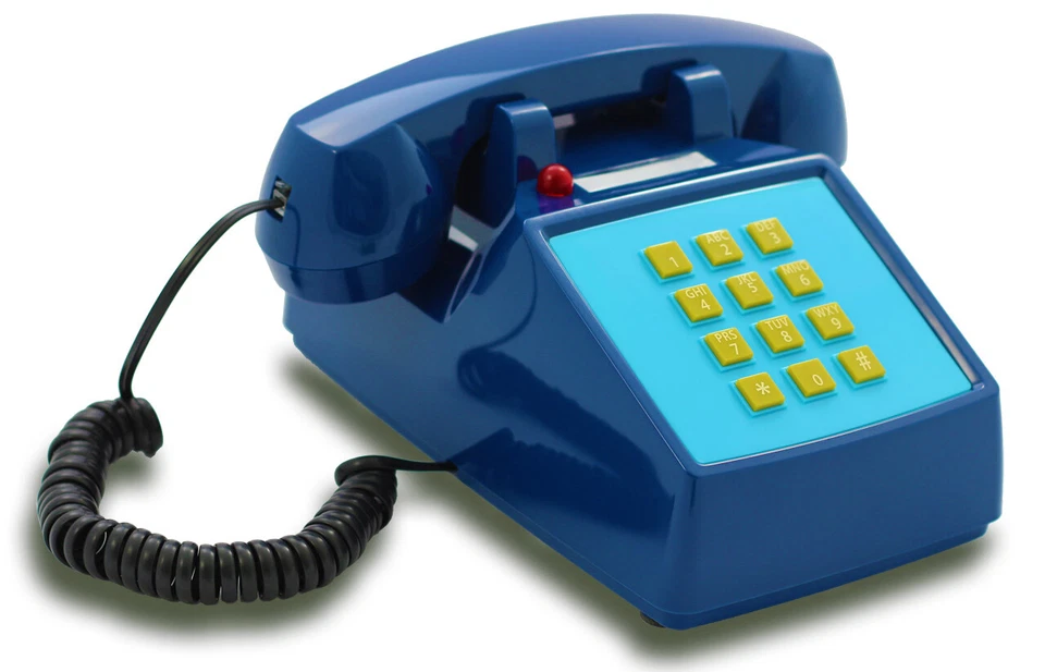 OPIS PushMeFon cable: telefono a tasti retrò stile USA anni '70 - Immagine 1 di 1