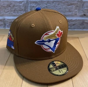 New Era 59Fifty Toronto Blue Jays Fitted Hat Size 7 3/4 Blue UV 1991 ASG Patch - Picture 1 of 6