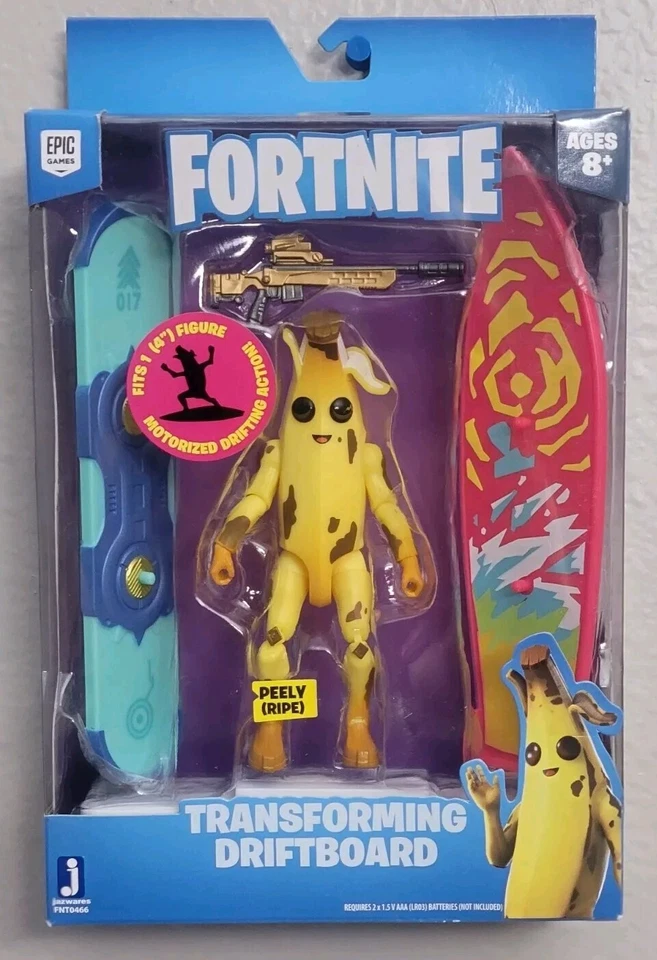 Epic Games Fortnite 4in Peely Ripe Transforming Driftboard Jazwares 2020