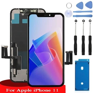 For iPhone 11 LCD Screen Replacement Display Touch Digitizer Assembly OLED+Frame - Picture 1 of 8