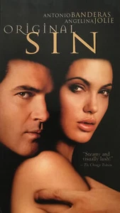 Original Sin (VHS, 2000) Angelina Jolie Antonio Banderas Hollywood Video Rental - Picture 1 of 9