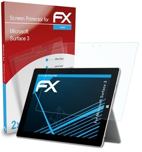 atFoliX 2x Película Protectora para Microsoft Surface 3 transparente - Imagen 1 de 9