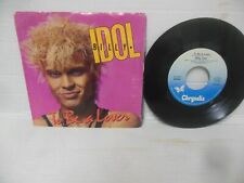 BILLY IDOL exc 45 rpm TO BE A LOVER b/w ALL SUMMER SINGLE