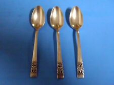 3 SILVERPLATE 5 OCLOCK SPOONS 5 1/4 INCHES CORONATION 1936 COMMUNITY