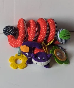 Mamas & Papas Baby Developmental Toy Stroller Plush Rattle Teether B4 - Picture 1 of 6