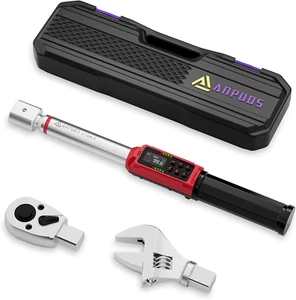 Adjustable Digital Torque Wrench, 1.5-99.6 Ft.Lb/2-135 Nm, Hvac Torque Wrench wi - Picture 1 of 7