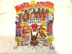 New, Vintage Chicago Bulls Championship T shirt White XL - Picture 1 of 5