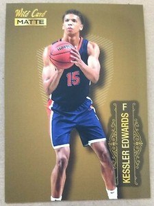 Kessler Edwards 2022 Wild Card Matte RC Gold MB-48 Pepperdine Waves, NBA Kings