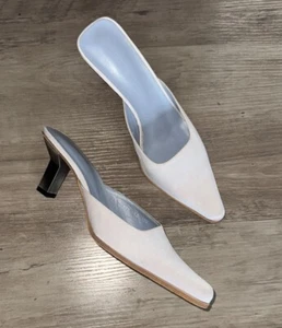 Emporio Armani Pointed Toe Mules Size 37.5 - Picture 1 of 8