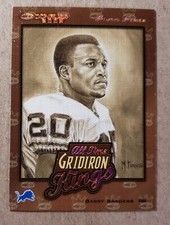 2002 Donruss All Time Gridiron Kings Studio Series Barry Sanders /250 Lions