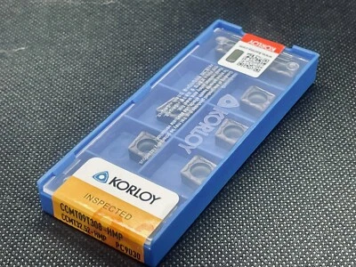 KORLOY CCMT 32.52 HMP PC9030 CCMT09T308 Carbide Inserts 10pcs Free Ship!