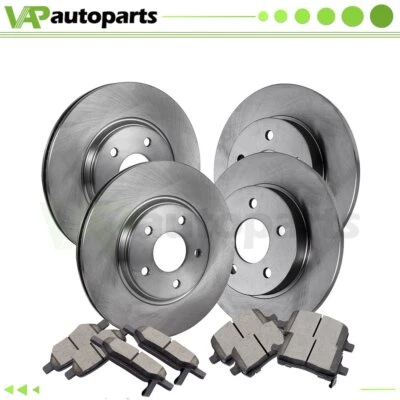 Front & Rear Brake Rotors & Pads for Chevy Cobalt Saturn Ion Pontiac G6 Pursuit - Image 1 of 4