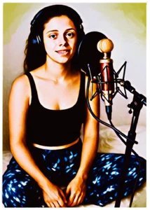 LANIE GARDNER * Custom ACEO * Fun Novelty * MUSIC ARTIST * Art Card * ATC - Bild 1 von 2