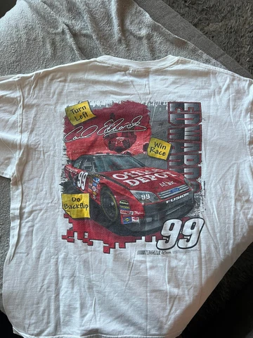 Vintage NASCAR #99 Carl Edwards T-Shirt SIZE XXL NASCAR RACING ROUSH RACING Cover