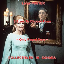 DARK SHADOWS Angelique FEMALE VAMPIRE Barnabas PORTRAIT = POSTER 3 Sizes 17-19"